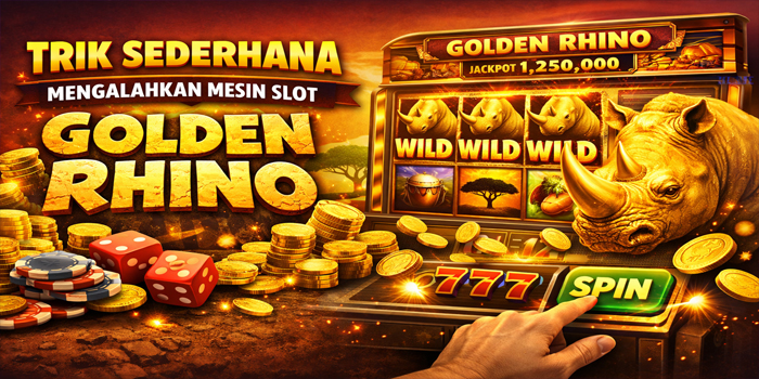 Trik Sederhana Mengalahkan Mesin Slot Golden Rhino