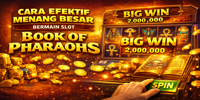 Cara Efektif Menang Besar Bermain Slot Book of Pharaohs